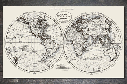 World Map 1795