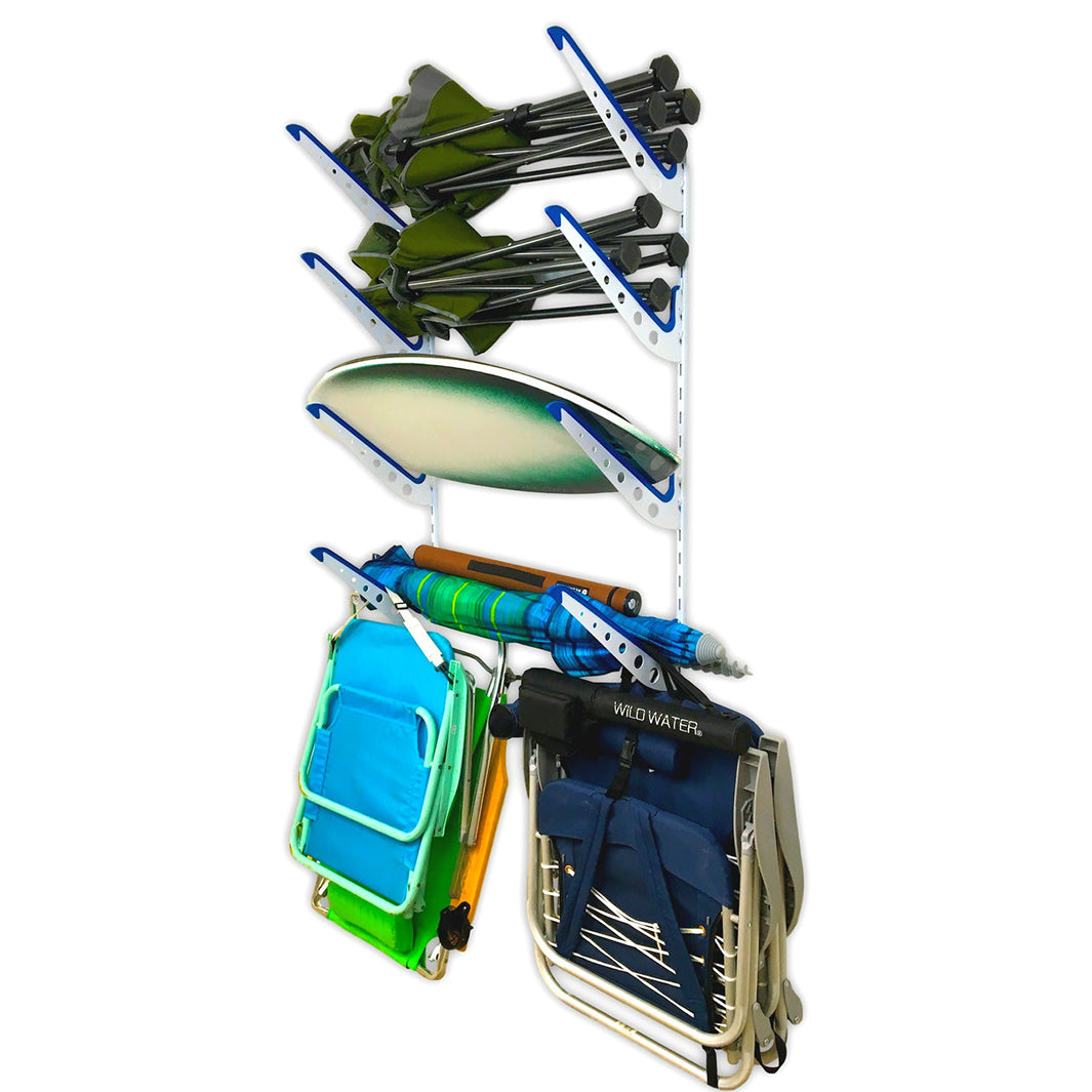 Buckroe Beach Gear Storage | Adjustable XSR | 4 Levels | White