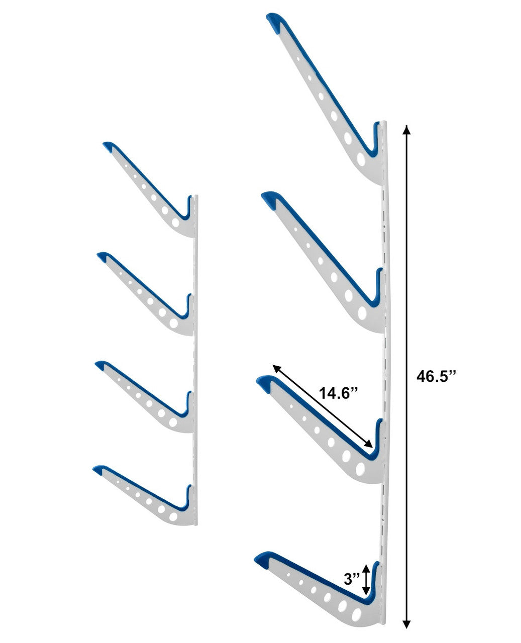 Outerbanks Surfboard Storage | Adjustable  XSR | 4 Level | White