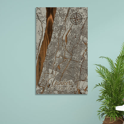 Yonkers, New York Street Map