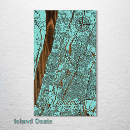 Yonkers, New York Street Map