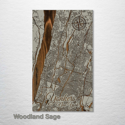 Yonkers, New York Street Map