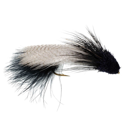 Galloup's Zoo Cougar Black Streamer Fly - 6 Flies Size 4