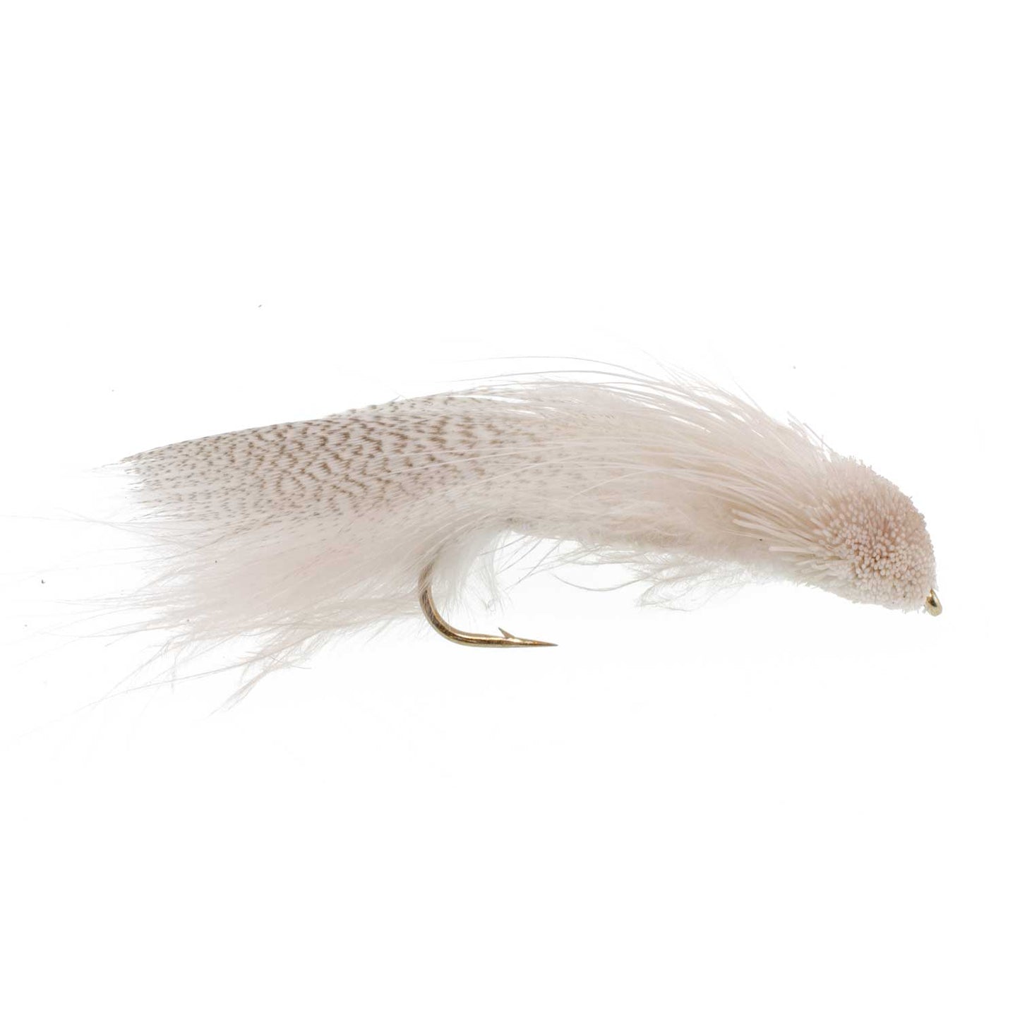 Galloup's Zoo Cougar White Streamer Fly - 6 Flies Size 4