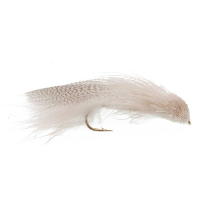 Galloup's Zoo Cougar White Streamer Fly - 6 Flies Size 4