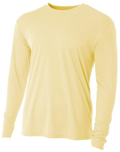 44+ UPF Cooling Performance Long Sleeve Shirts with Logo