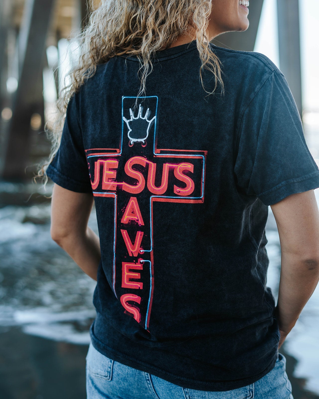'Jesus Saves' Premium Tee