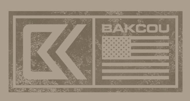 Bakcou Heavyweight Vintage Flag Tee