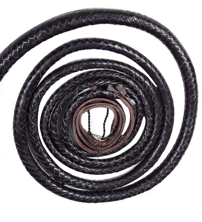 Choco Black Leather Bullwhip – Buy Online (4ft–16ft)