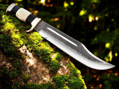 Crocodile Dundee Bowie – 16" D2 Forged Steel with Leather Sheath