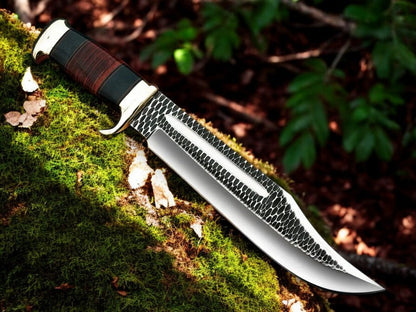 Crocodile Dundee Knife Replica – 16" Forged Bowie with Leather Sheath