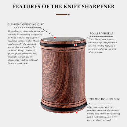 Original Diamond Rolling Knife Sharpener Set 1000/3500 Grit