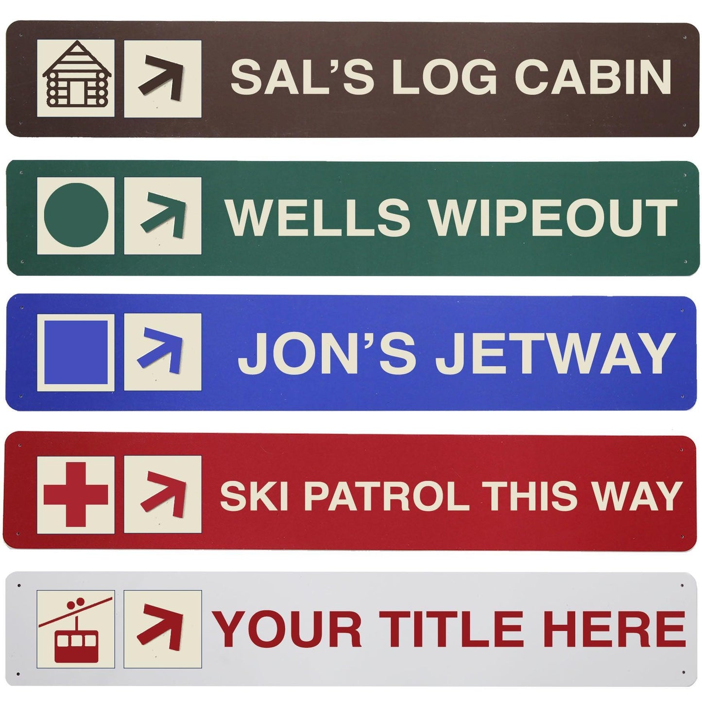 Trailhead Personalized or Custom Sign - indoor/outdoor  - 24 x 4 Inches