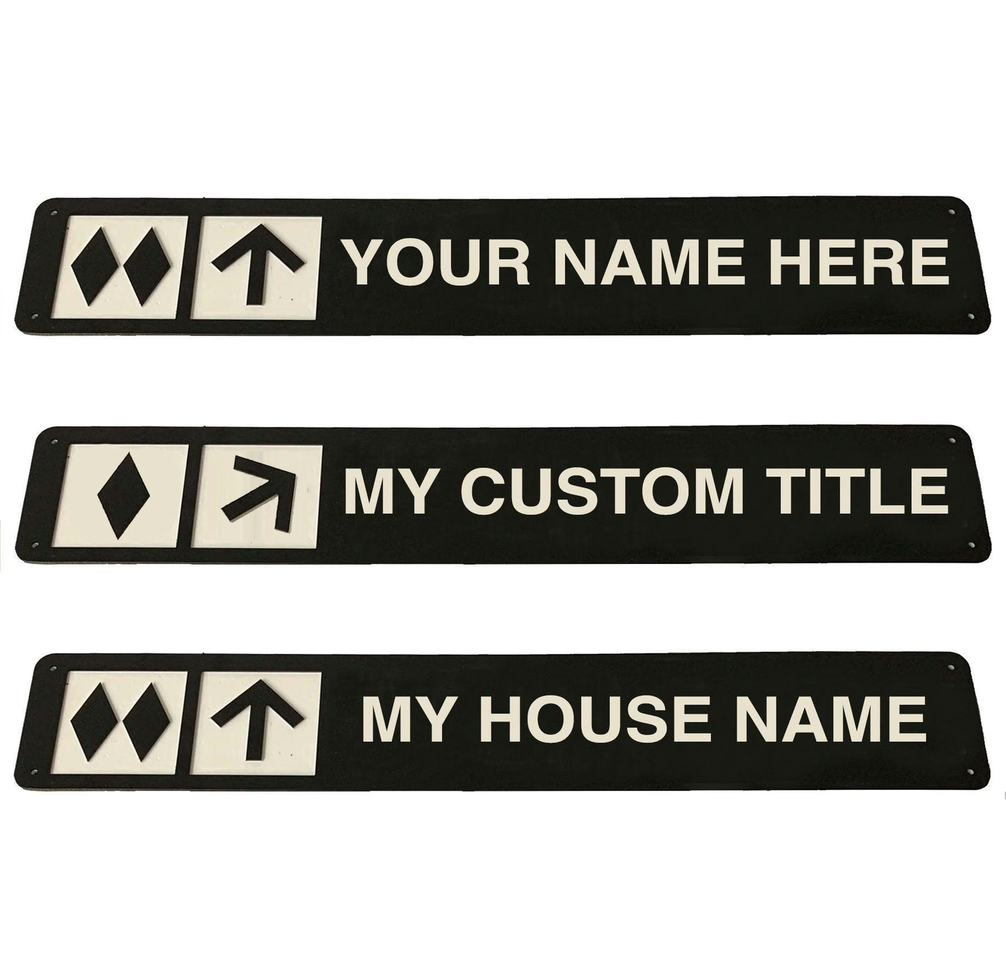 Trailhead Personalized or Custom Sign - indoor/outdoor  - 24 x 4 Inches