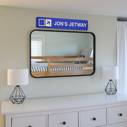Trailhead Personalized or Custom Sign - indoor/outdoor  - 24 x 4 Inches