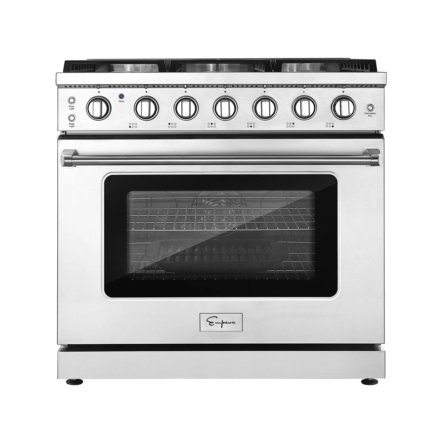 Empava 36 in. Pro-Style Slide-in Single Oven Gas Range 36GR11