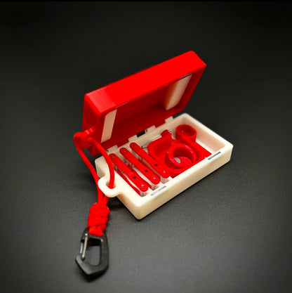Mini Micro Fishing Accessory Kit – Customizable with Rigs, Bait Tray & Float Holders