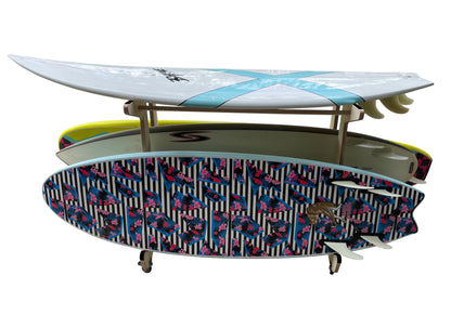 THE DROP IN surfboard storage work bench