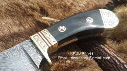 Custom Handmade Personalized Deer Skinning Knife – 8.5 Inches