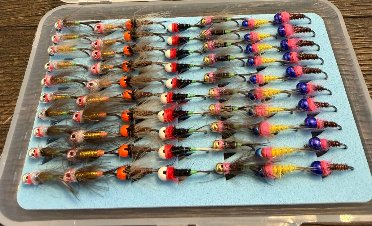 Euro Nymph Complete Box, 70 Flies