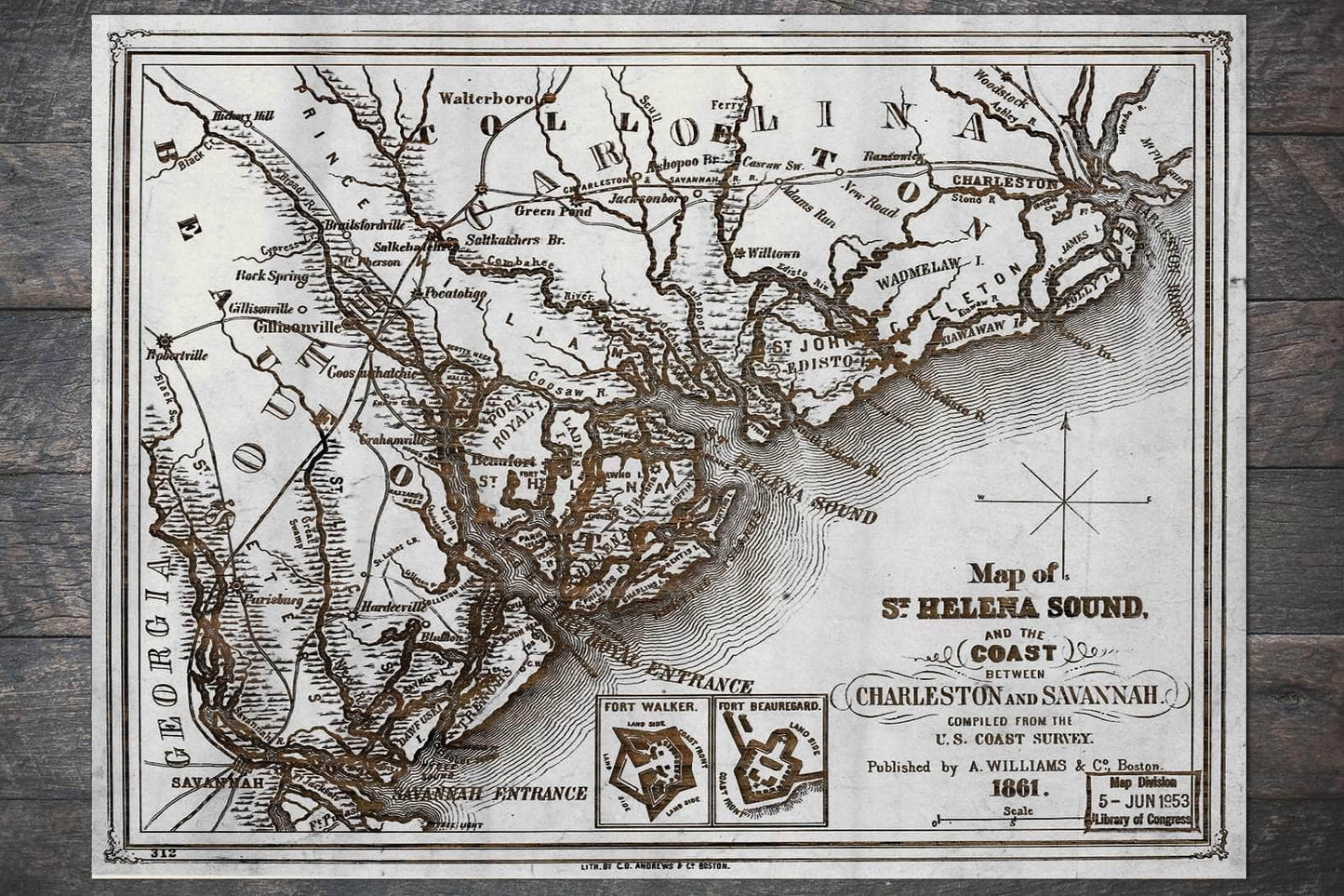 Saint Helena Sound 1861