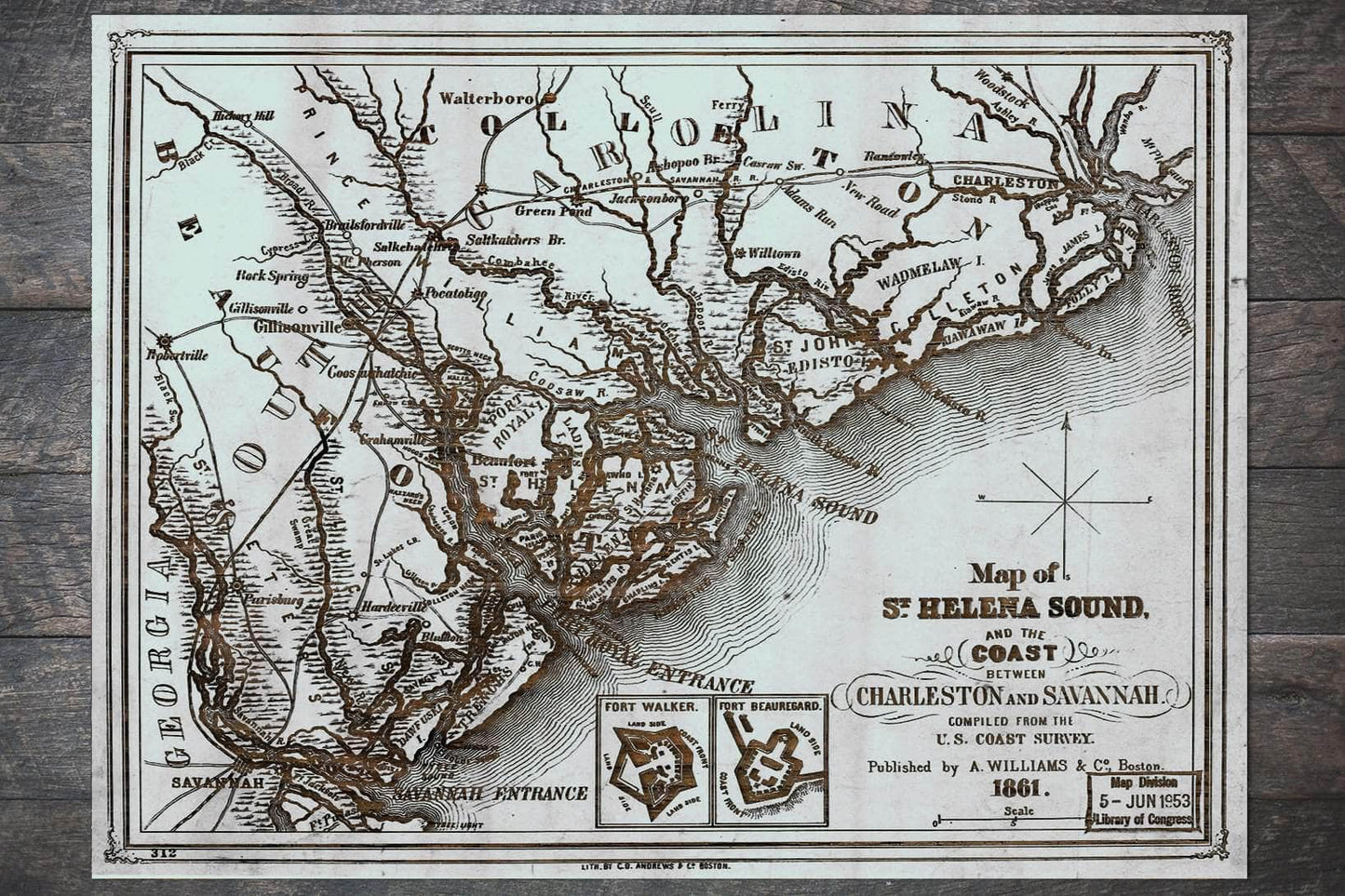 Saint Helena Sound 1861