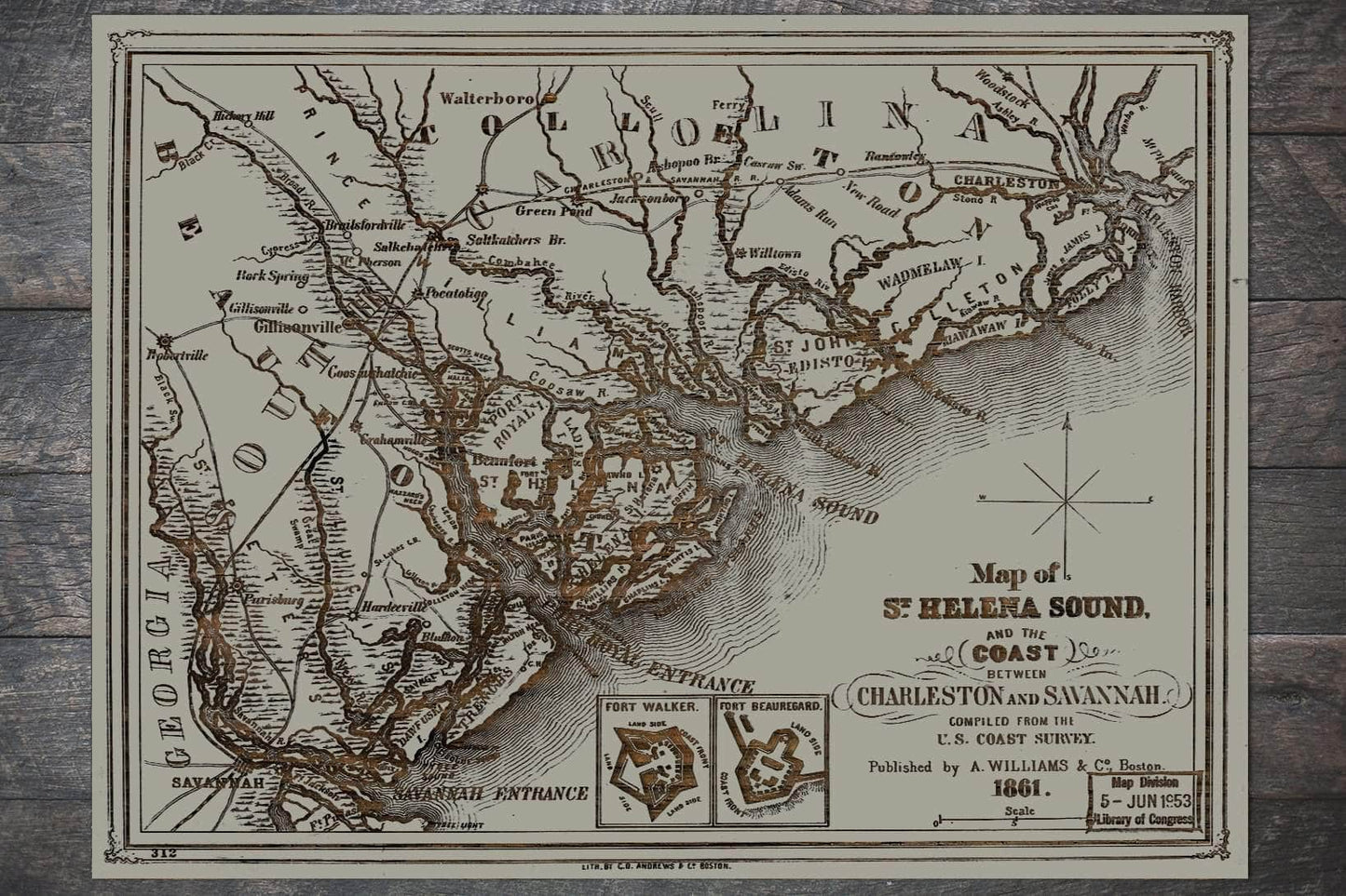 Saint Helena Sound 1861