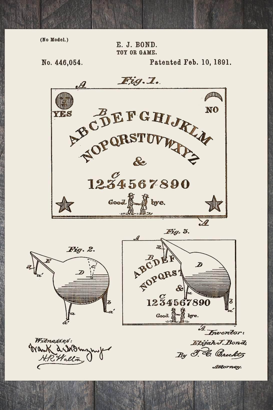 Ouija Board 1891