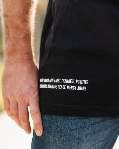 Gratitude Black Tee
