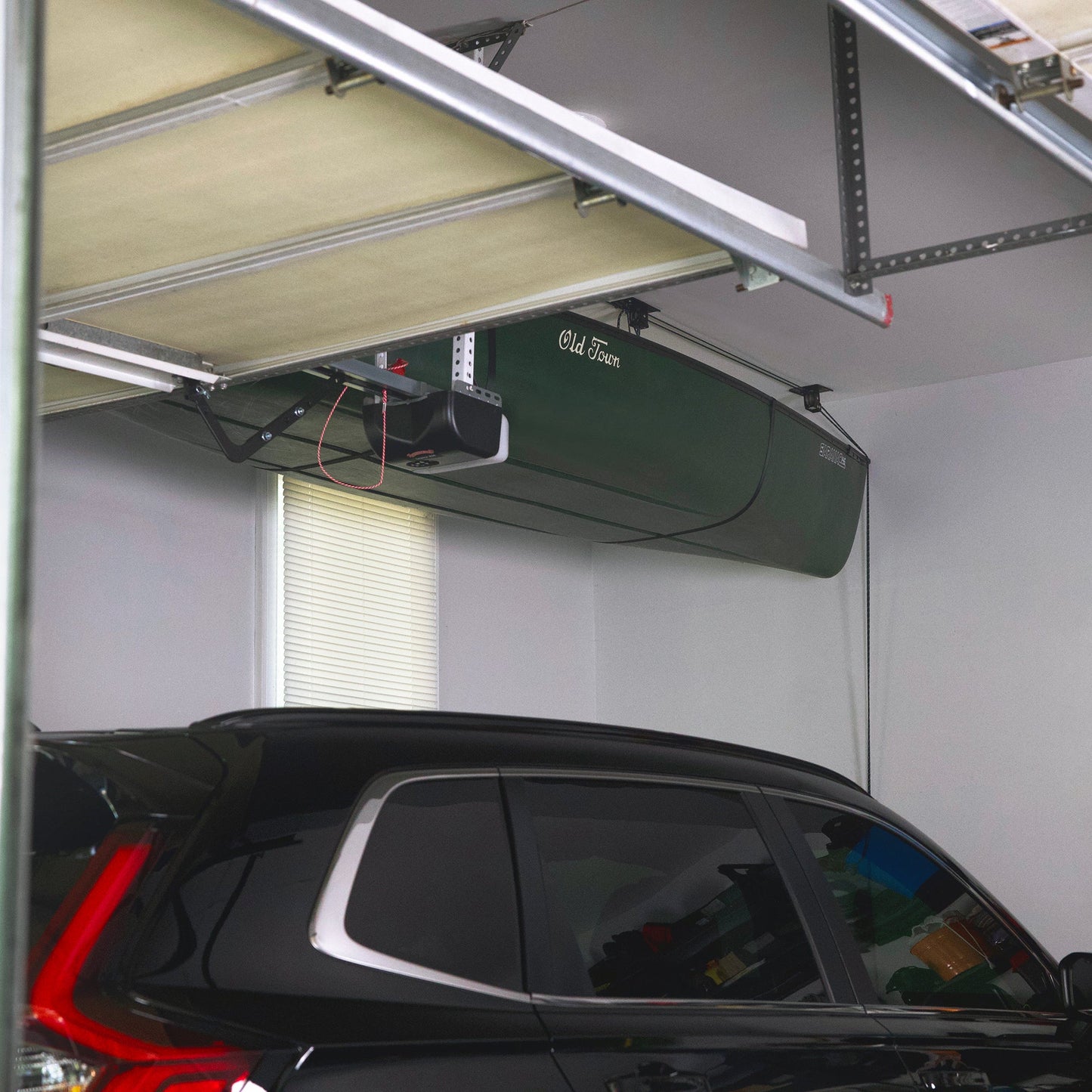 Heavy Duty Canoe Hoist Garage Ceiling Storage Hoist | Holds up to 150 lbs | 18' Lift