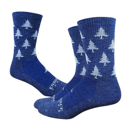 HLT Whitaker 6" Wool Comp Sock - Blues