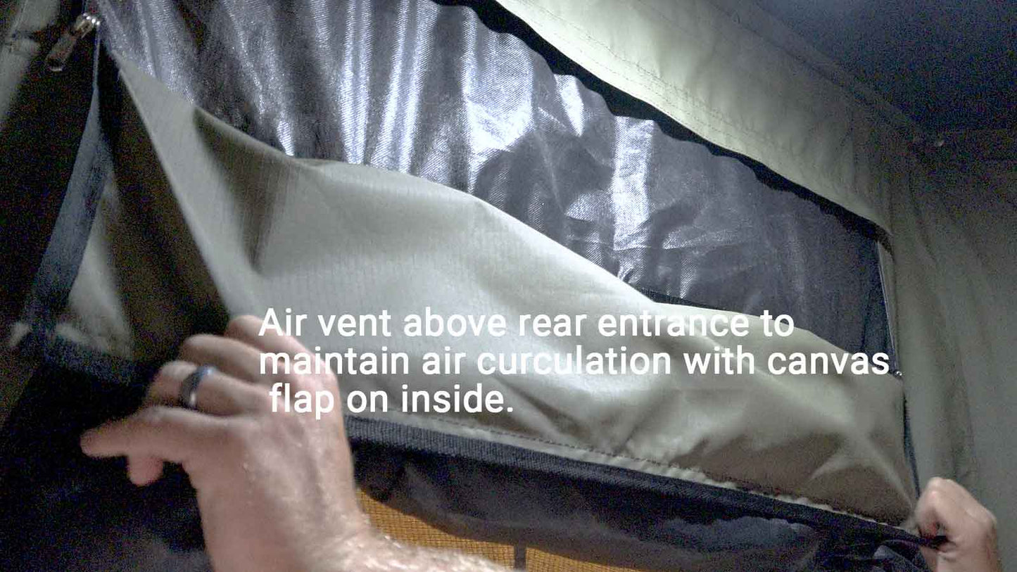 The Bush Company AX27 Clamshell Roof Top Tent