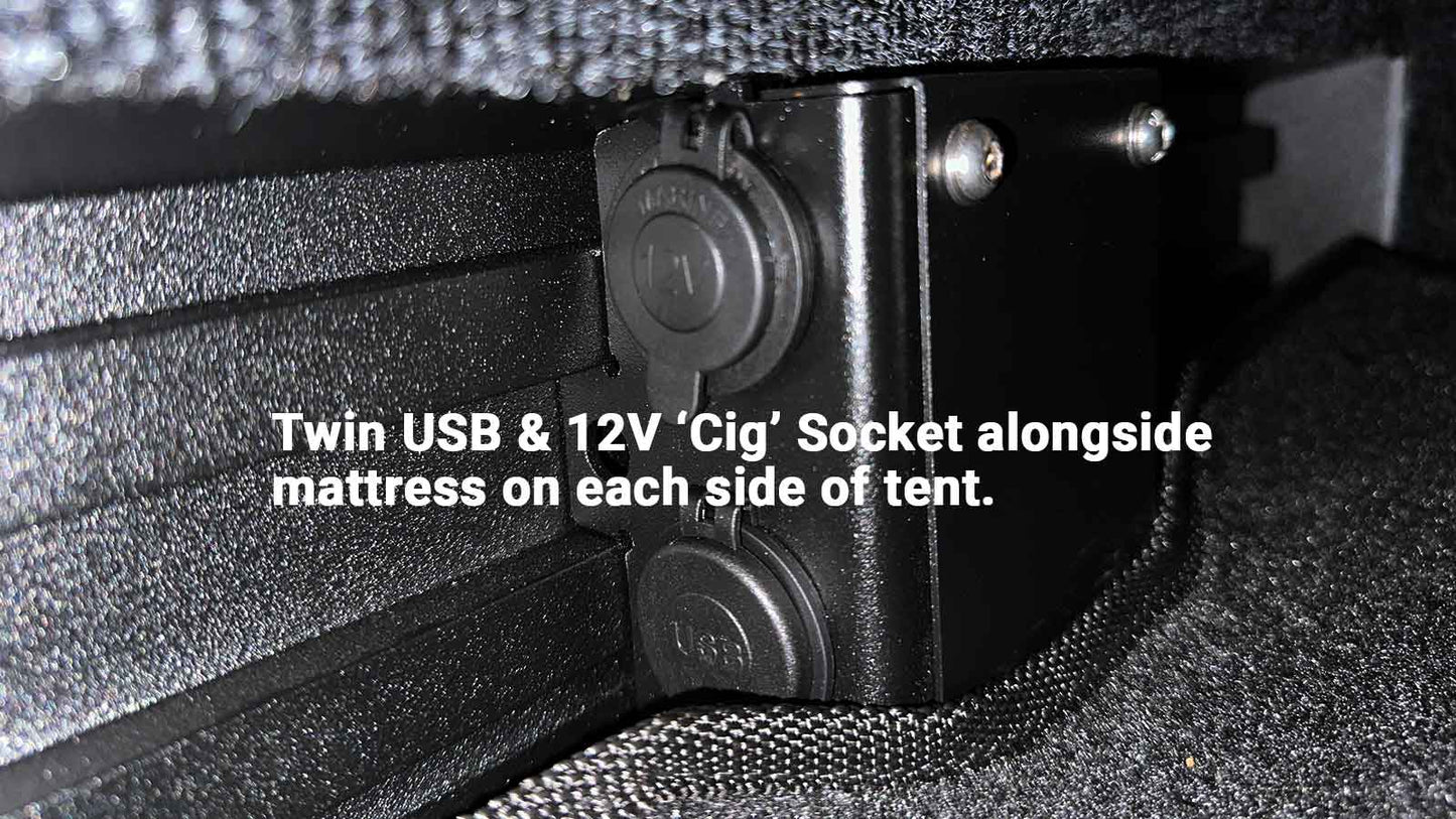 The Bush Company AX27 Clamshell Roof Top Tent