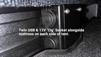 The Bush Company AX27 Clamshell Roof Top Tent