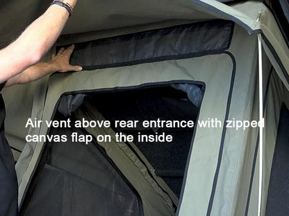 The Bush Company DX27 Clamshell Rooftop Tent