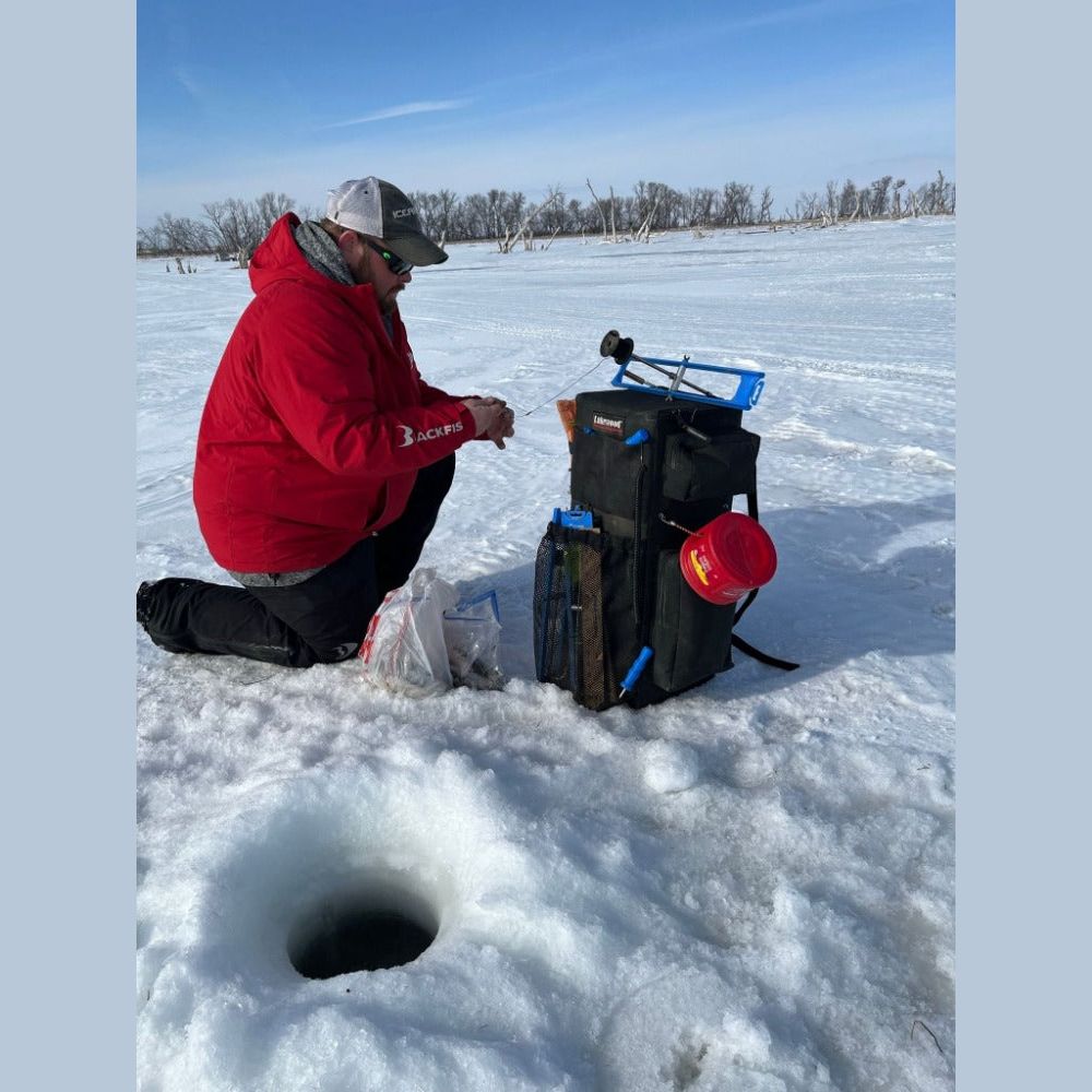 Ice Pak - Ice Fishing Tip Up Storage