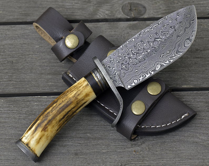 Antler Horn Hunting Knife