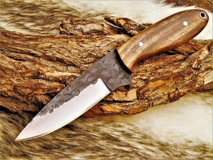 Custom Handmade Hand Forged Carbon Steel Hunting Skinning Knife