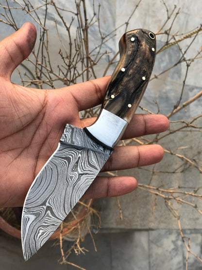 Damascus Hunting Knife