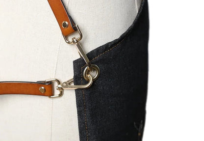 Waxed Canvas And Leather Craftsman Apron