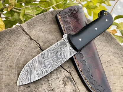 Damascus Steel Camping Knife