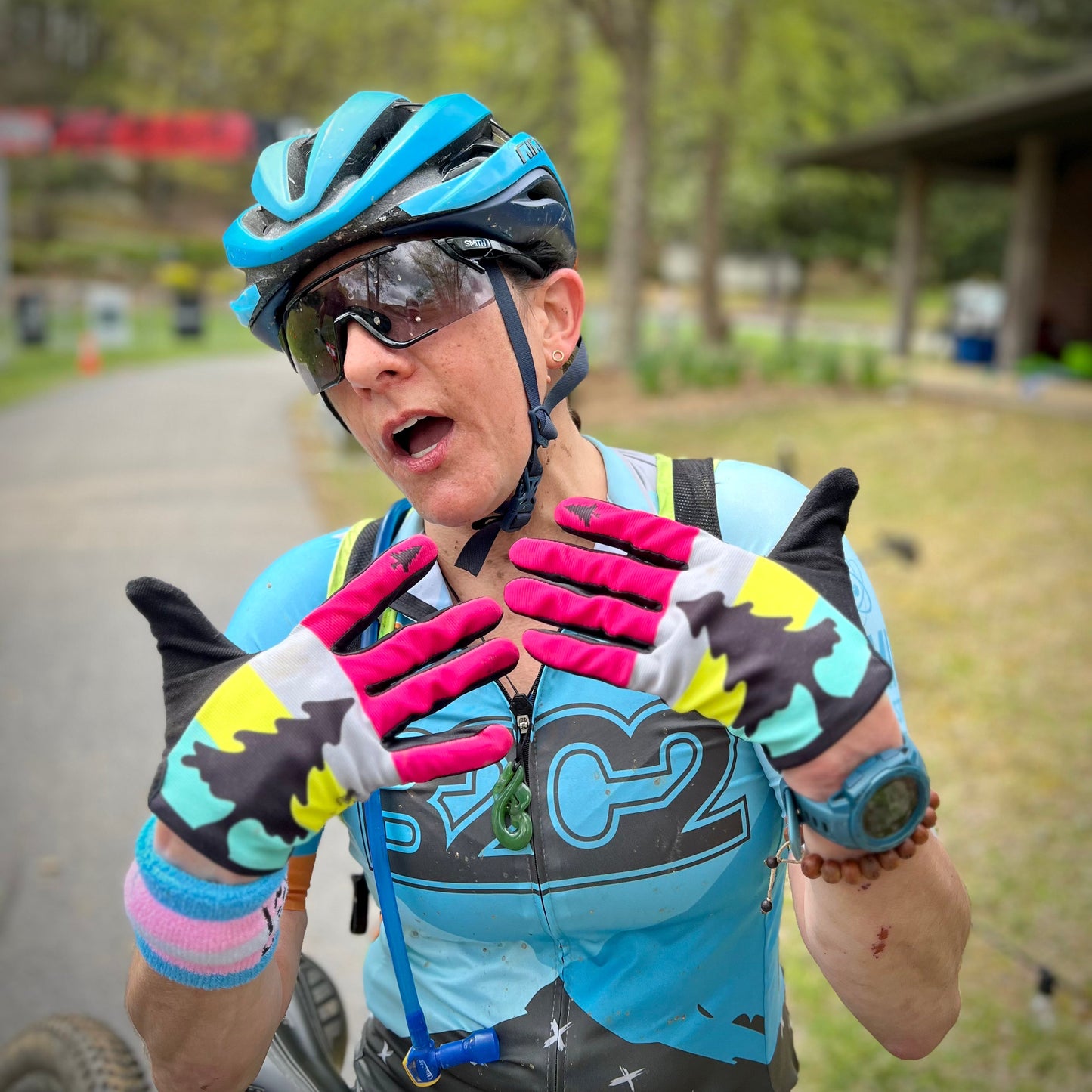 Stripey SendIt S2 Gloves - Super Fruity (Final Sale)