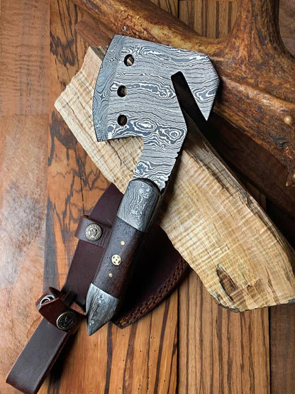 FULL TANG DAMASCUS EDC AXE