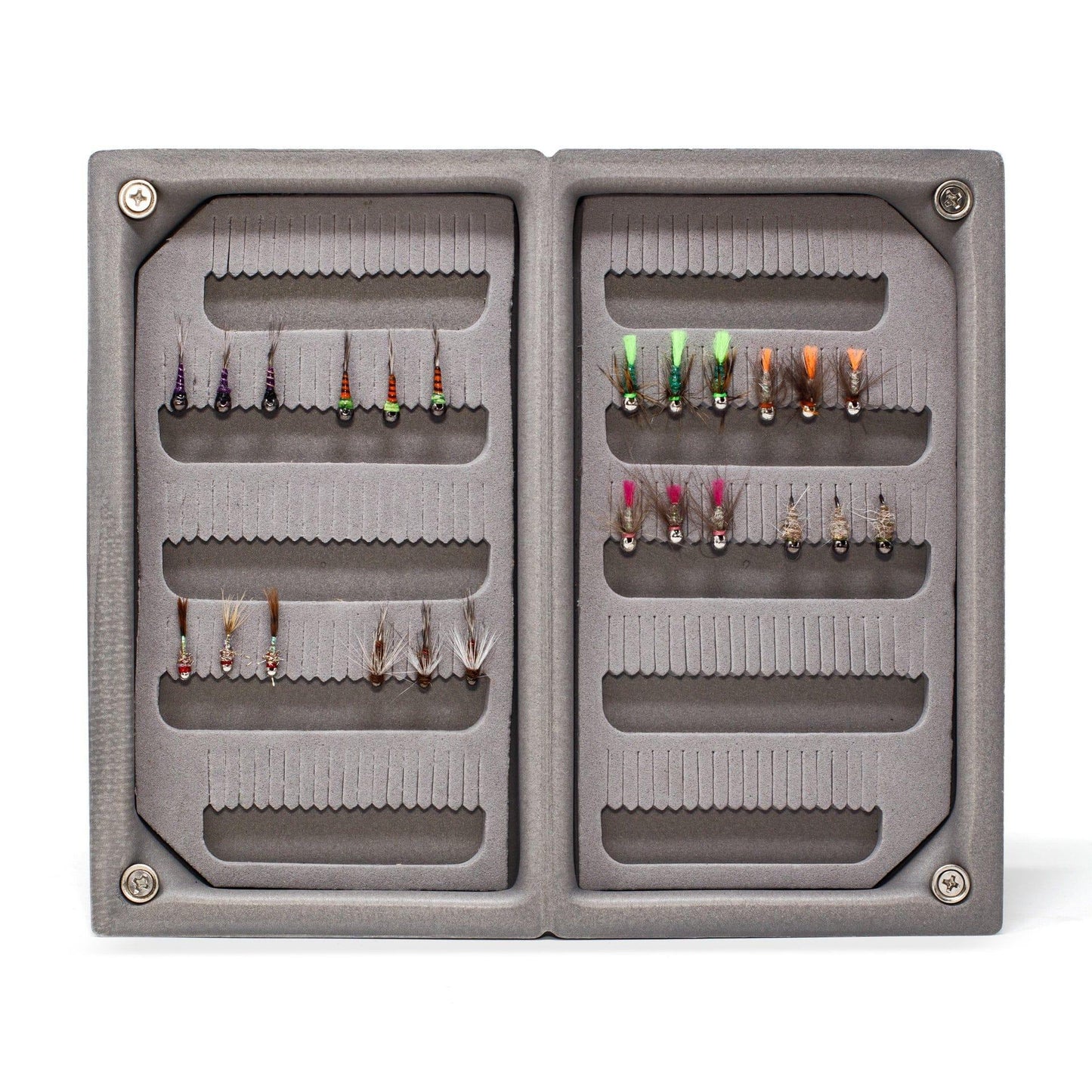 JHFLYCO Loaded Foam Fly Box - Euro Nymph Assortment