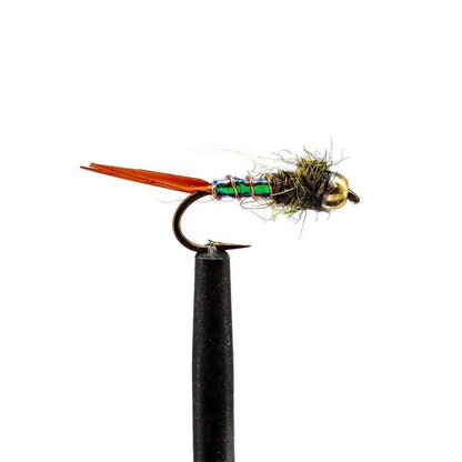 JHFLYCO Loaded Foam Fly Box – Hopper Dropper Assortment – Includes 50m 4X Fluoroflex Tippet