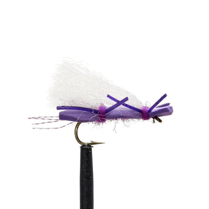 JHFLYCO Loaded Foam Fly Box – Hopper Dropper Assortment – Includes 50m 4X Fluoroflex Tippet