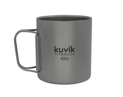 Kuvik 450ml Doubled-Walled Titanium Mug