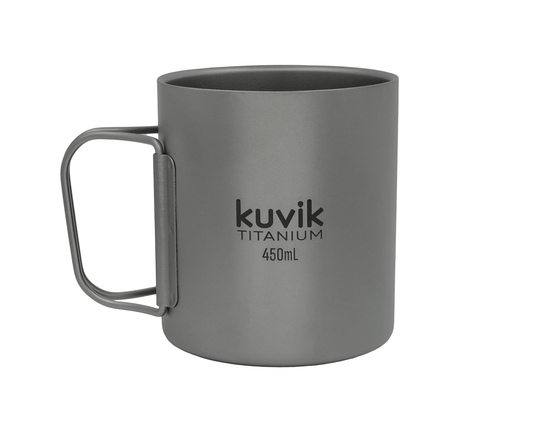 Kuvik 450ml Doubled-Walled Titanium Mug
