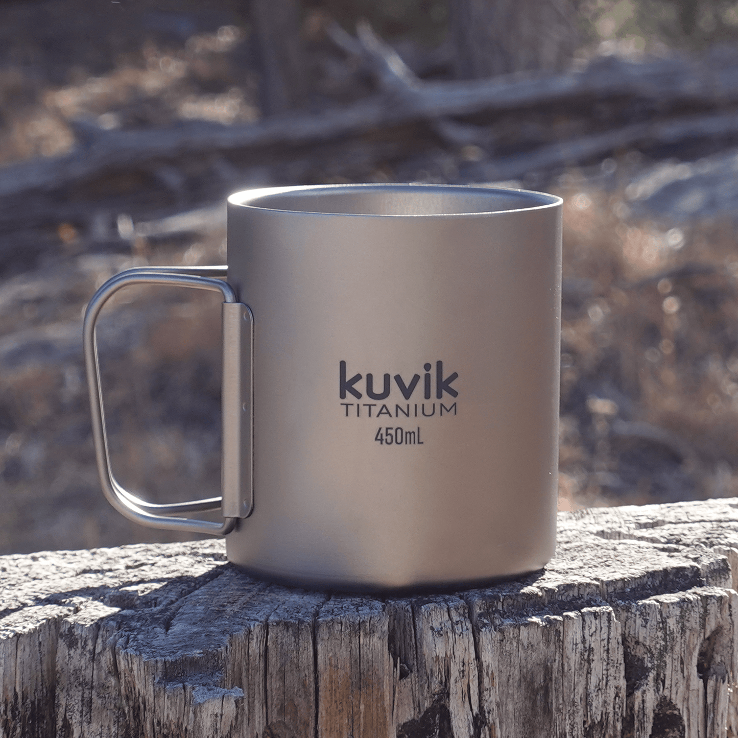 Kuvik 450ml Doubled-Walled Titanium Mug