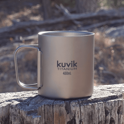 Kuvik 450ml Doubled-Walled Titanium Mug